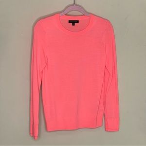 Banana Republic Coral Pink 100% Merino Wool Sweater - Size S
